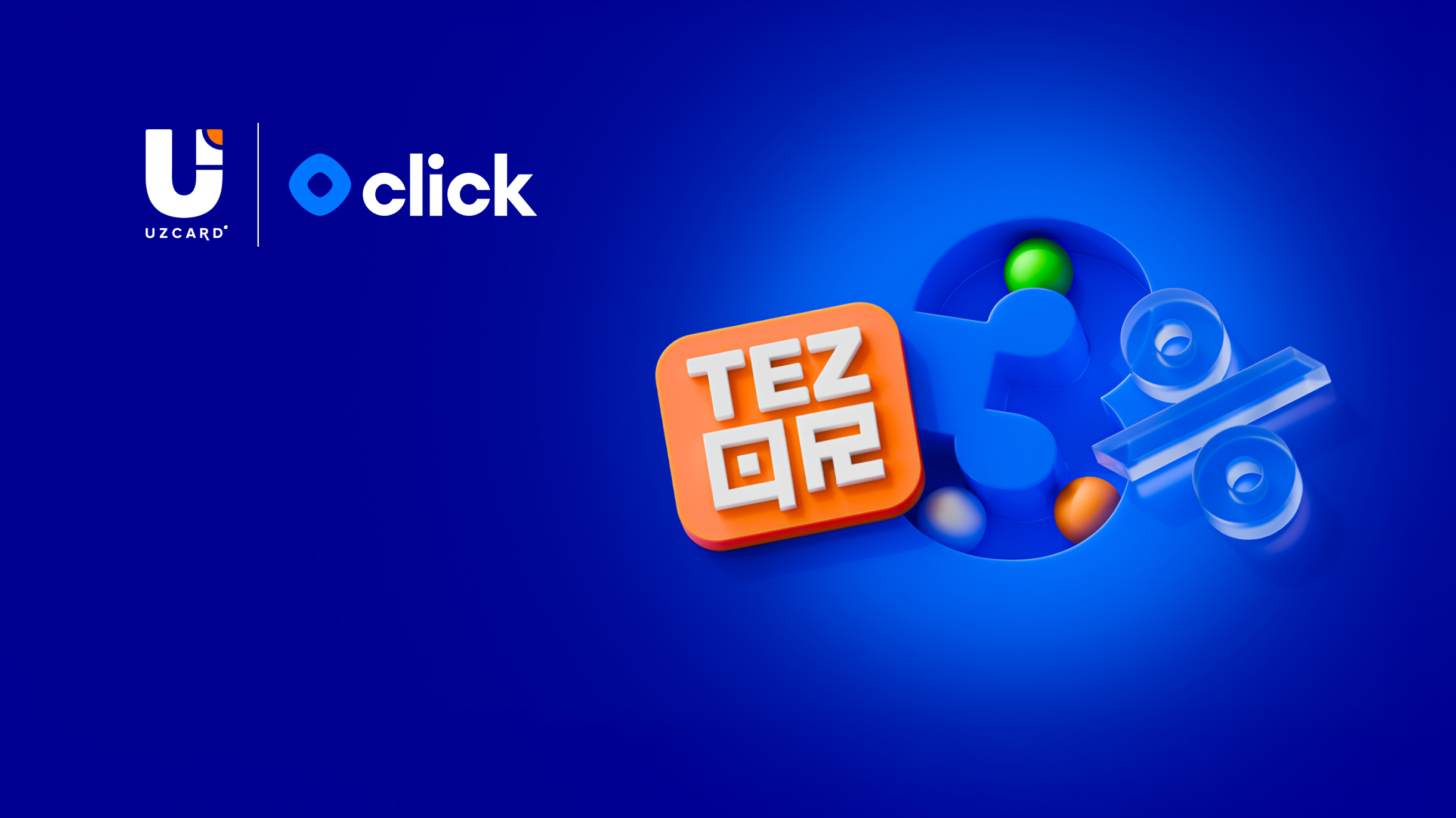 The campaign continues: UZCARD and Click are offering a 3% cashback when paying via Tez QR