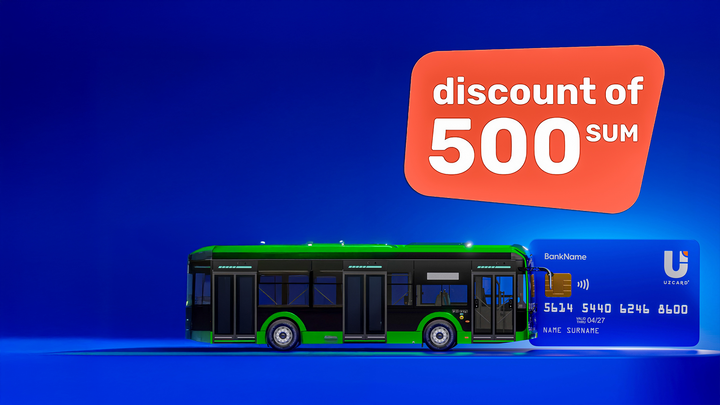 UZCARD extends: discount for fares in 17 cities